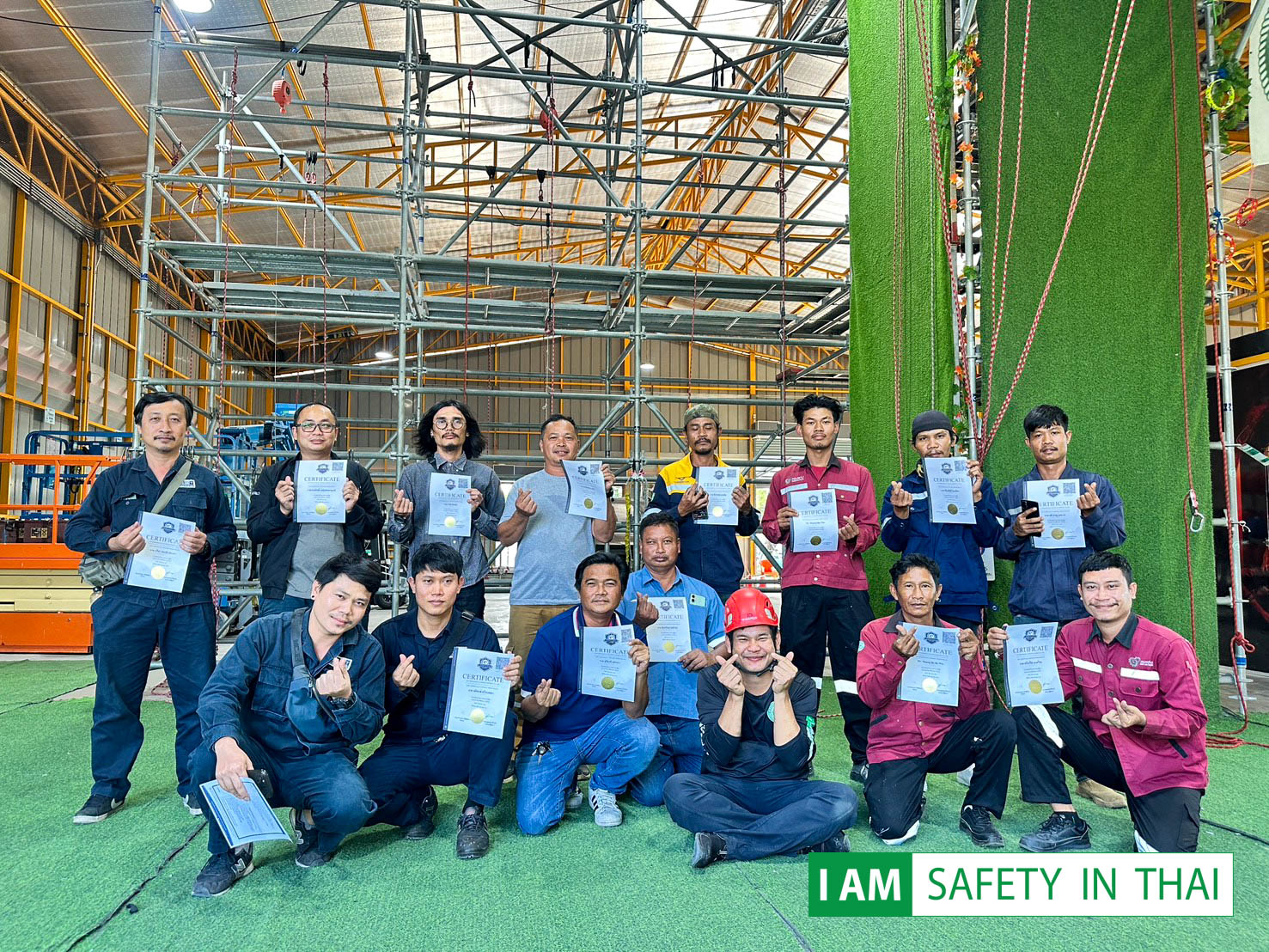 อบรม การทำงานในที่สูง 08-12-2568